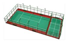 亞強(qiáng)體育施工案例:球場圍網(wǎng)YQ-0024,